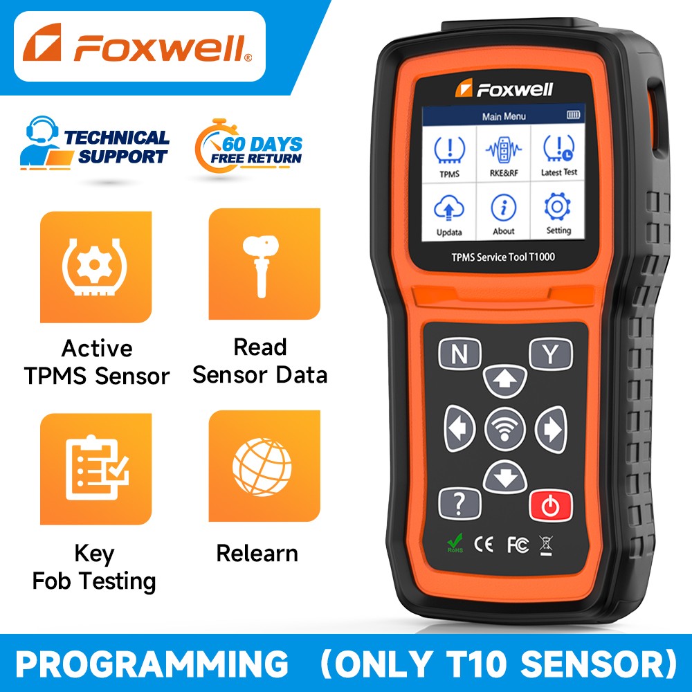 TPMS Relearn Programming Activate Sensors Tire Pressure Reset Diagnostic Tool
