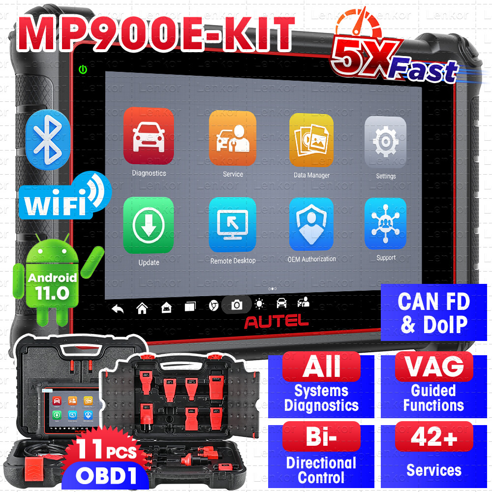 Autel MaxiPRO MP900E KIT Bidirectional Full System Diagnostic Scan Up of MS906BT