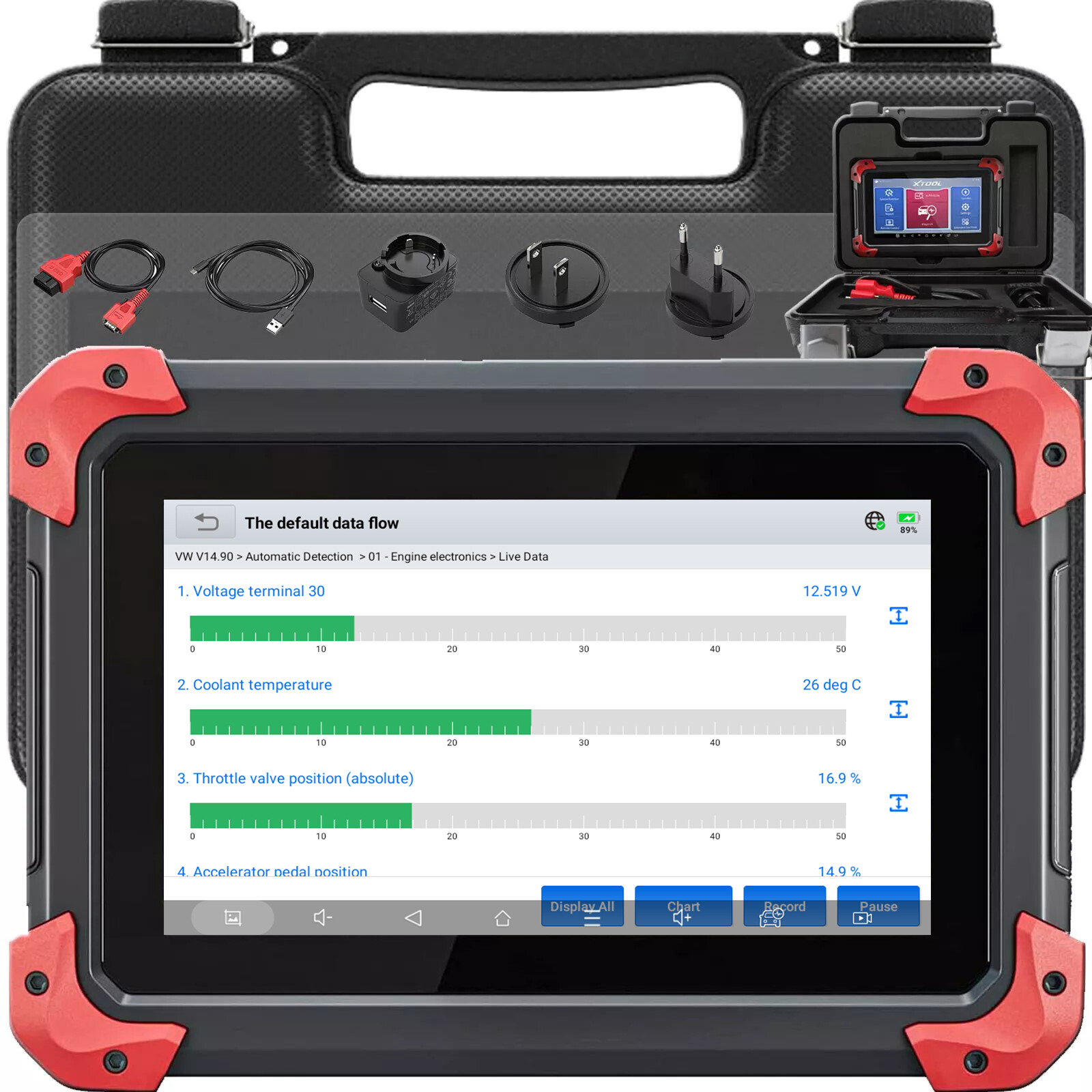XTOOL D7 Bidirectional Full System OBD2 Auto Car Diagnostic Scanner Tool Coding