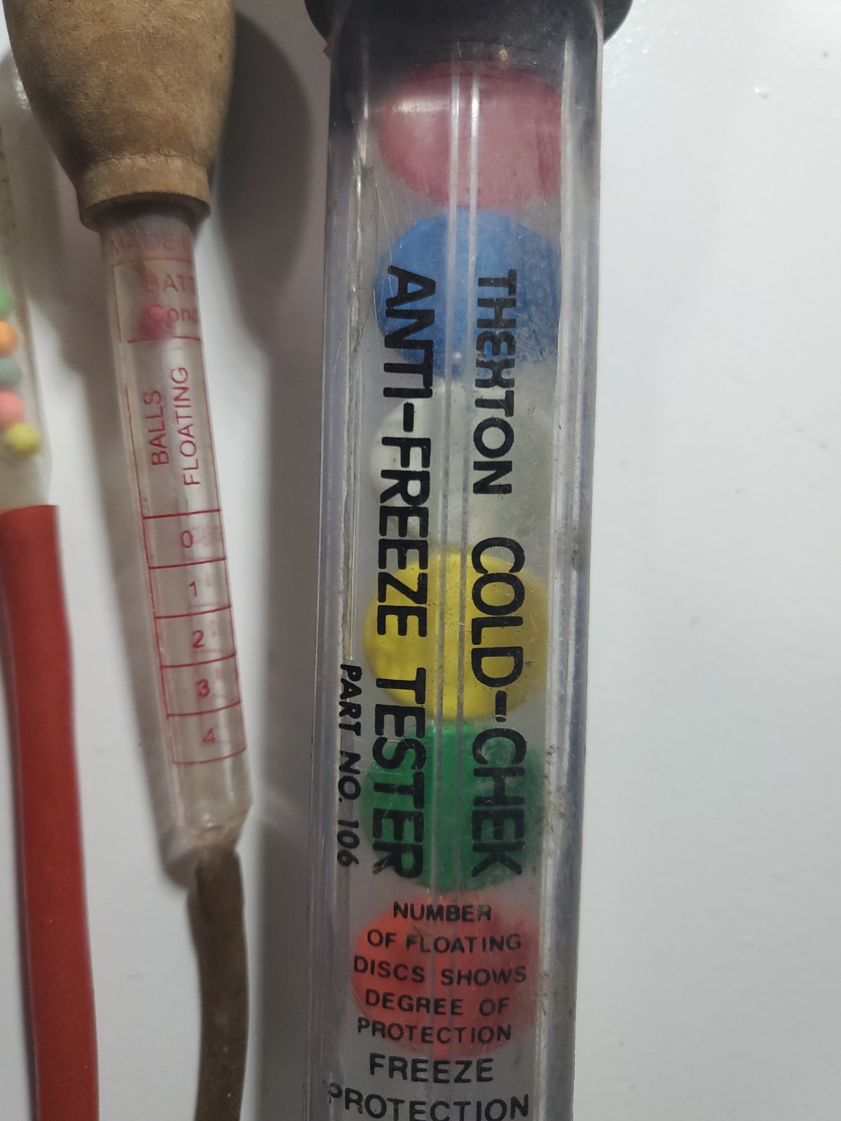 (5) Lot Of Battery And Antifreeze Fluid Tester Thexton Chaslyn And Others