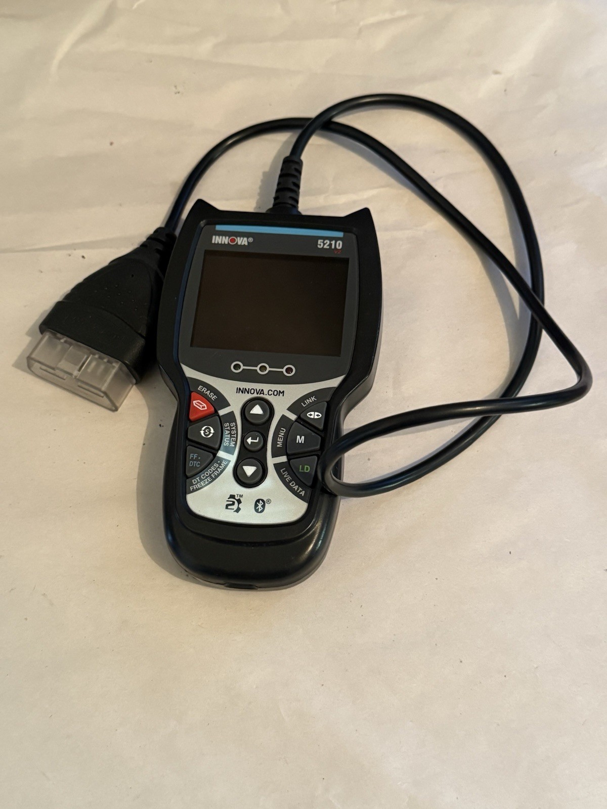 Innova 5210 OBD2 Scanner & Engine Code Reader Battery Tester Live Data Oil