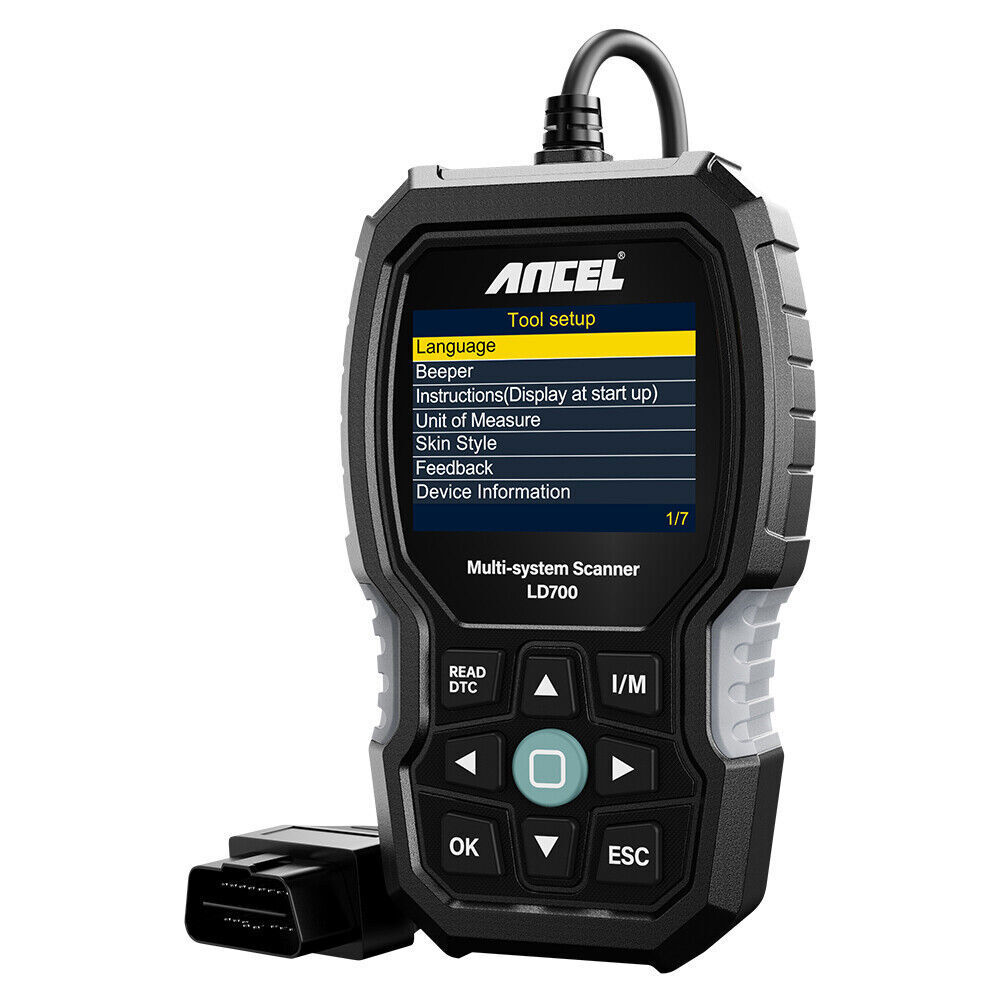 ANCEL TD700 All System OBD2 Diagnostic Scanner ABS SAS DPF TPMS Fit For TOYOTA