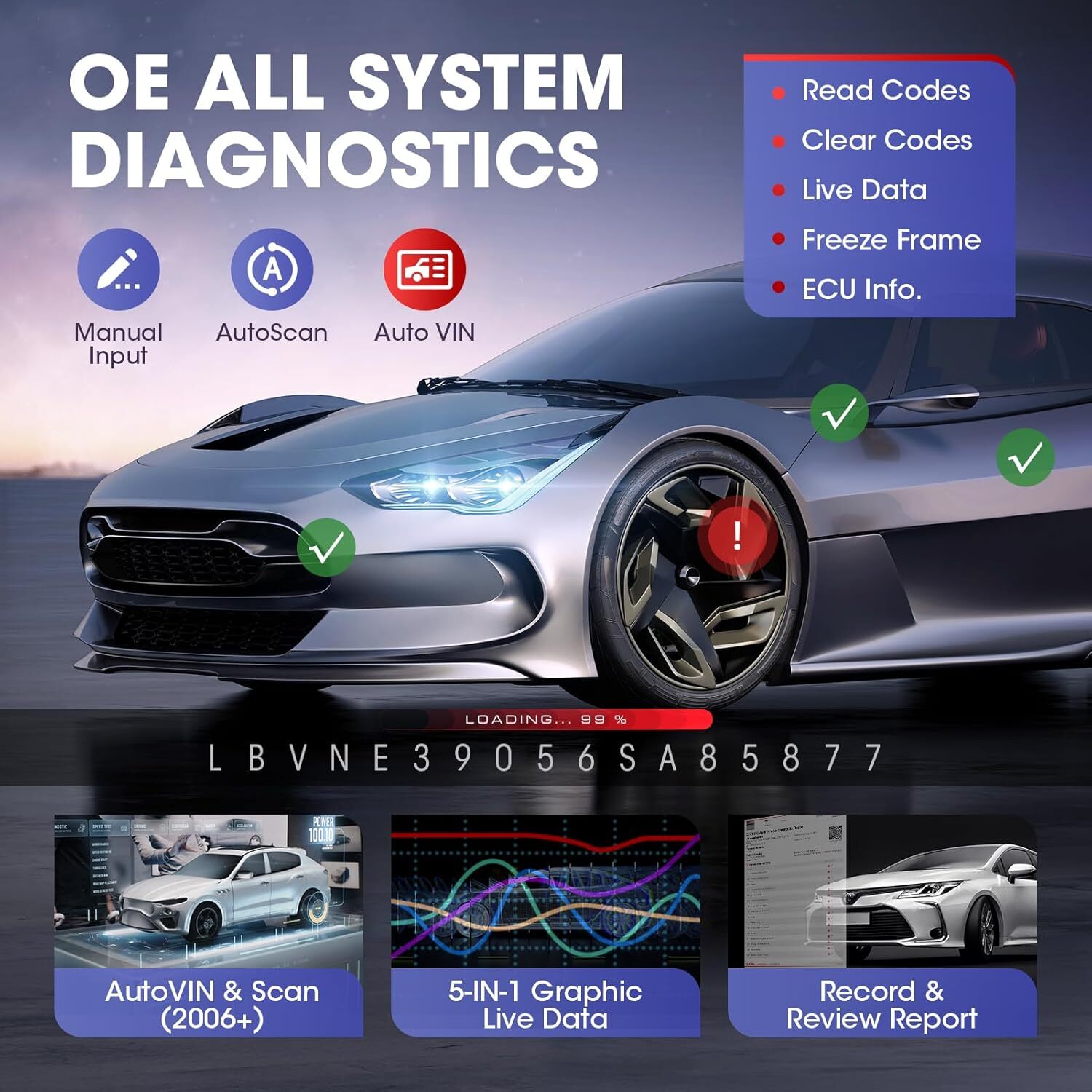 Autel Maxiim IM508S Key Programming+XP400 Bi-Directional Diagnostic Android 11.0