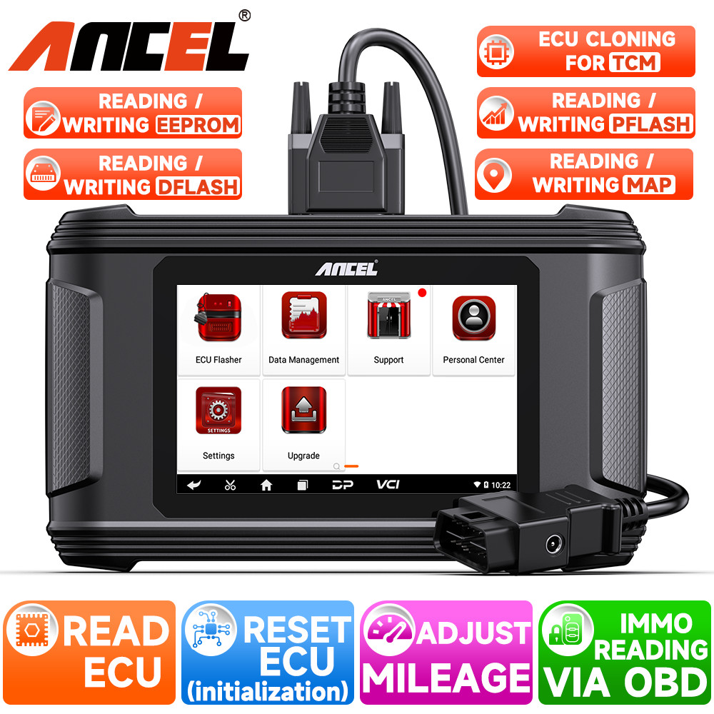ANCEL EC500 TCM ECU Cloning Read ECU Infomation Initialization Read Write EEPROM