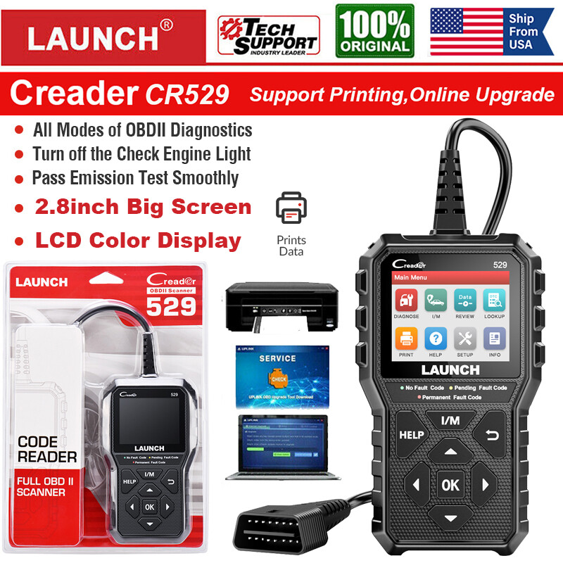LAUNCH OBD2 EOBD Scanner Car Code Reader Engine Check Auto Diagnostic Scan Tool