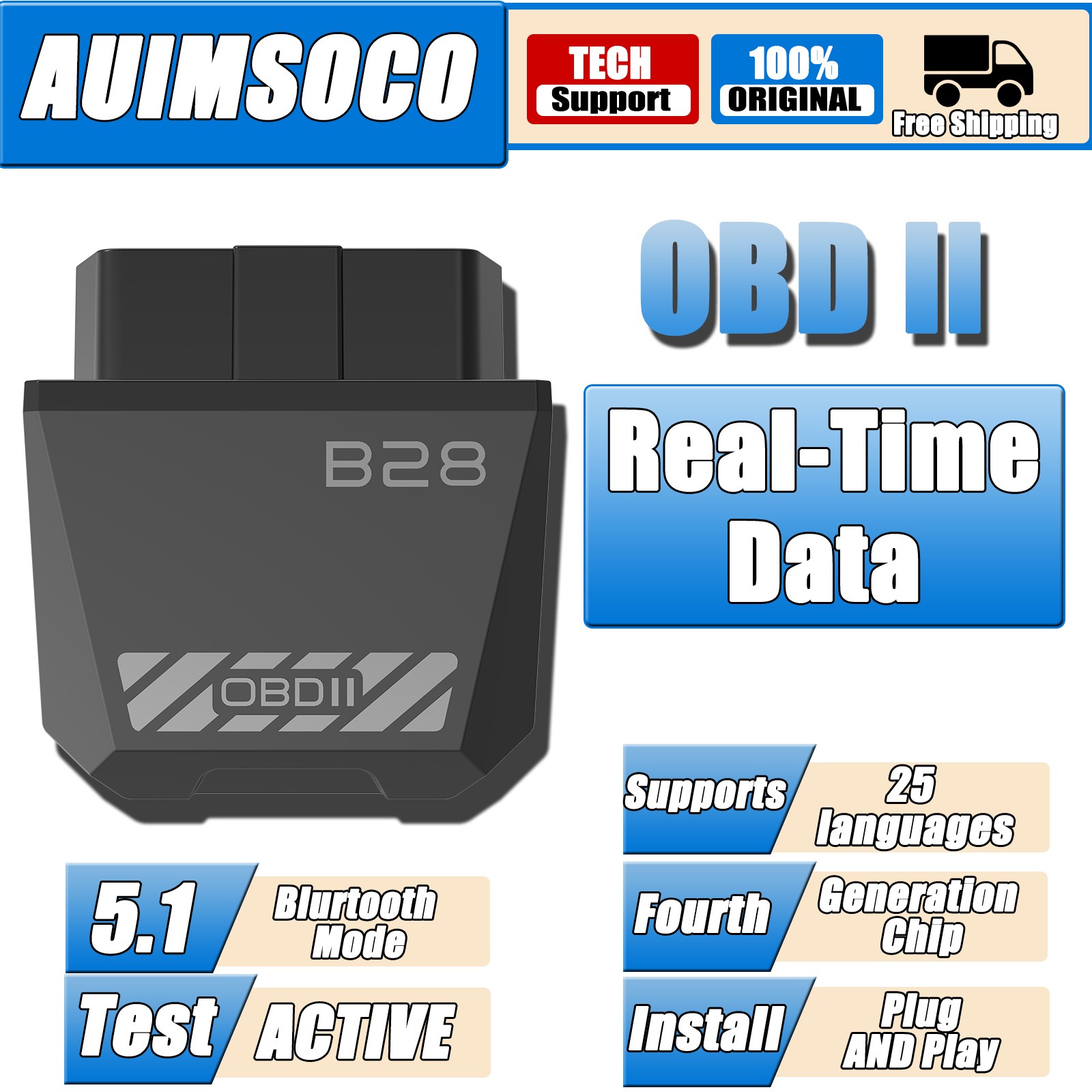 2026 Newest OBD2 Scanner Code Reader OBD II Check Engine Car Diagnostic Tool