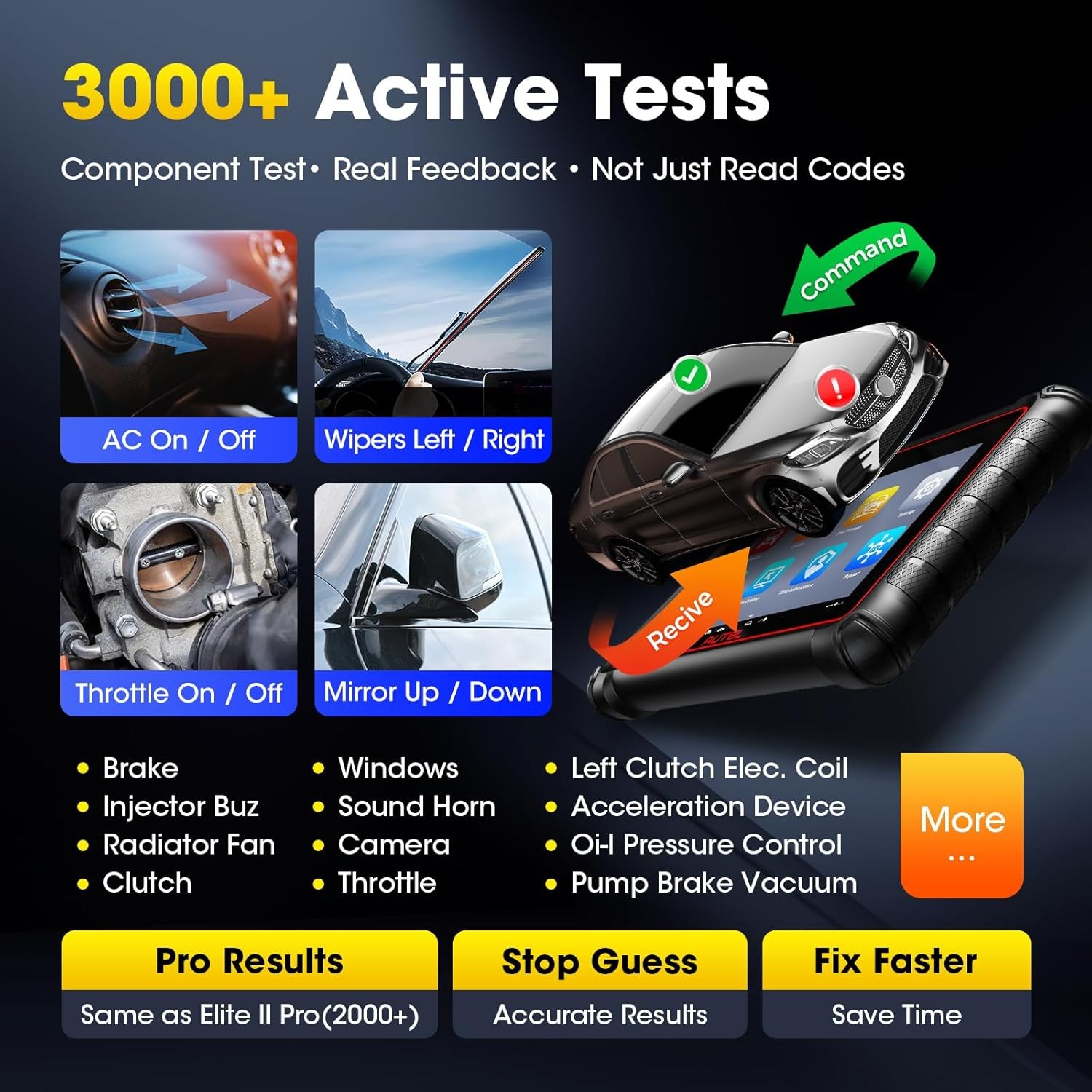 2024 Autel MaxiCOM MK900 MK900BT MX900 Auto All System Diagnostic Scanner Tool