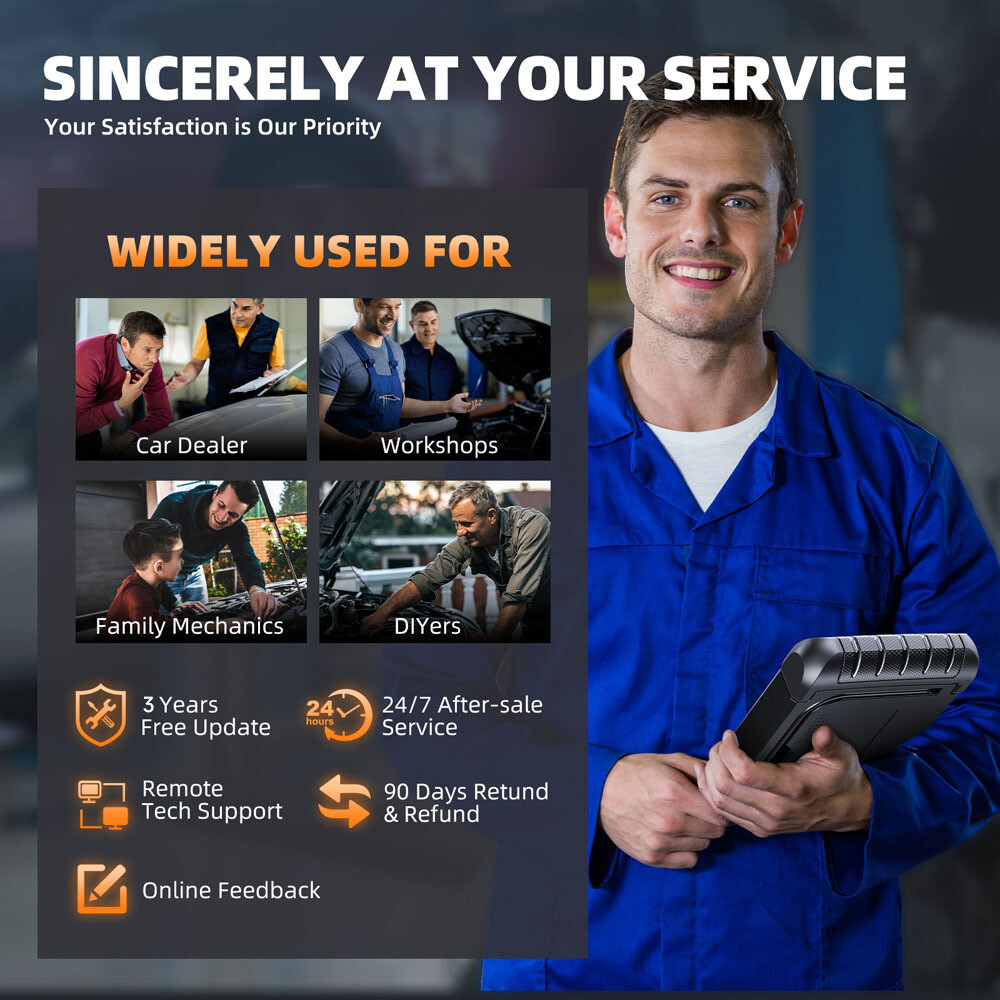 Foxwell NT1009 Bidirectional OBD2 Scanner Auto Diagnostic Tool ECU Key Coding