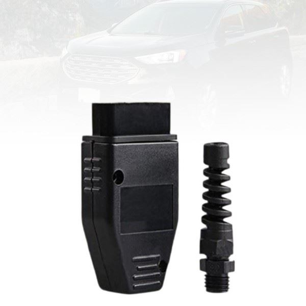 Car 16 Pin OBDII Male Connector OBD Male Plug Sturdy Plug and Play Accessory