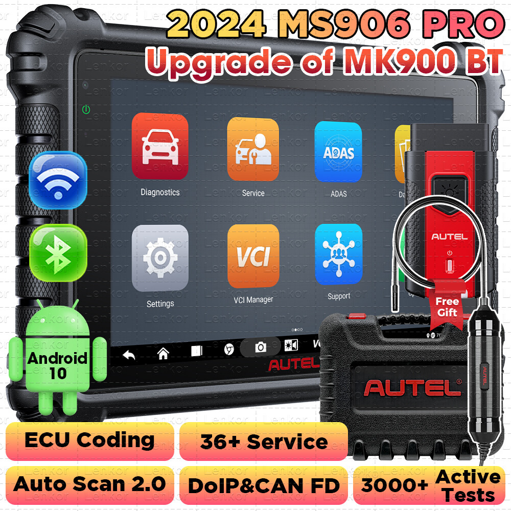 2025 Newest Autel MaxiSys MS906 Pro Coding Full System Diagnostic Scanner Tool