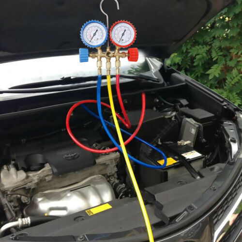 For Car test Manometer Gauge System Refrigeration HVAC Manifold Gauge Freon Kit