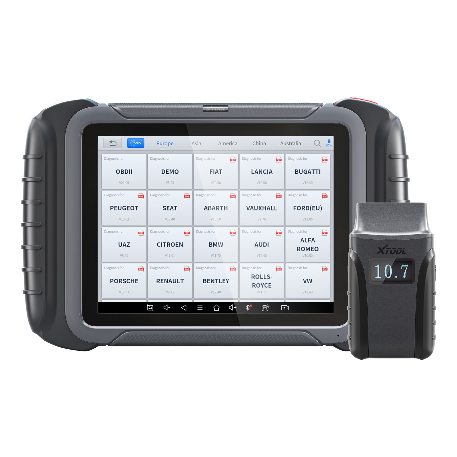 2024 XTOOL D8 BT Full System Bidirectional Diagnostic Scan Tool Coding Scanner