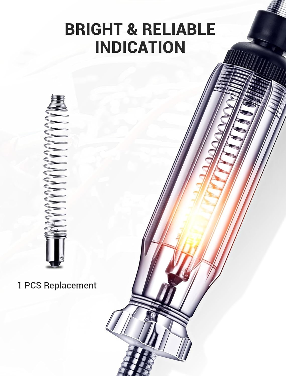 Heavy Duty Automotive Circuit Tester – 6-24V DC Voltage Light with Piercing …