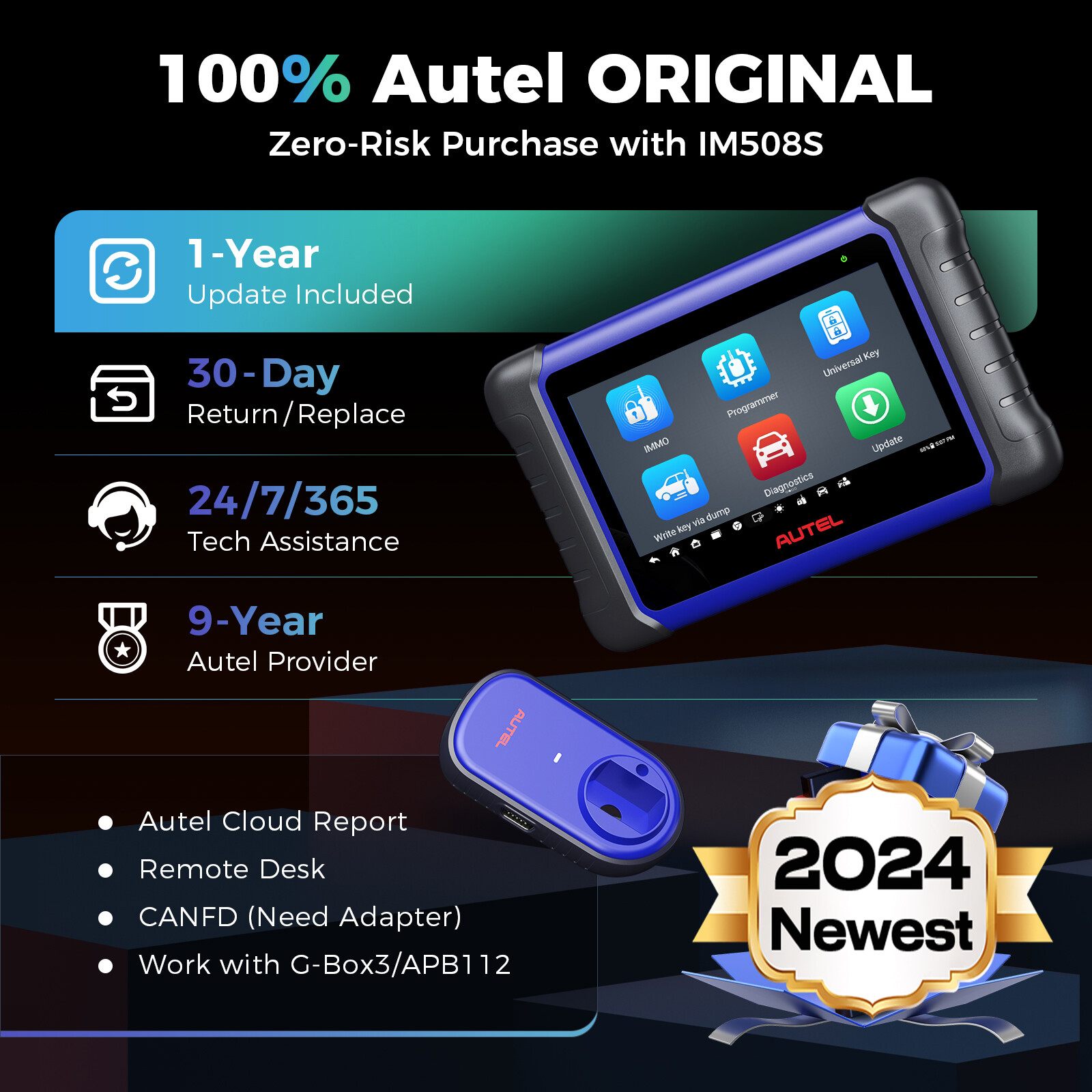Autel MaxiIM IM508S + XP400 PRO IMMO Key Programming Tool Car Diagnostic Scanner