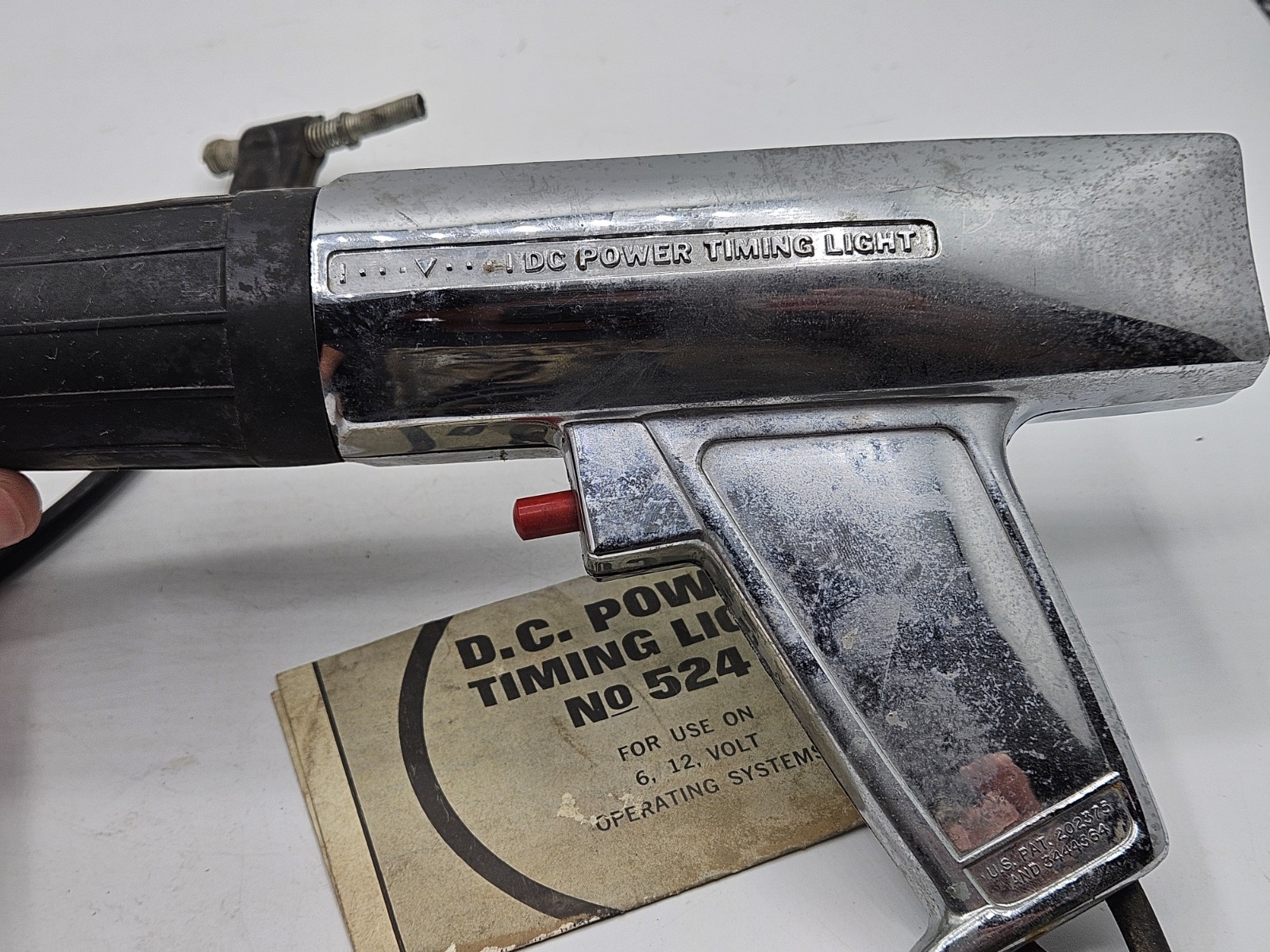 Vintage Chrome DC Power Timing Light With Metal Case USA Classic Vehicles