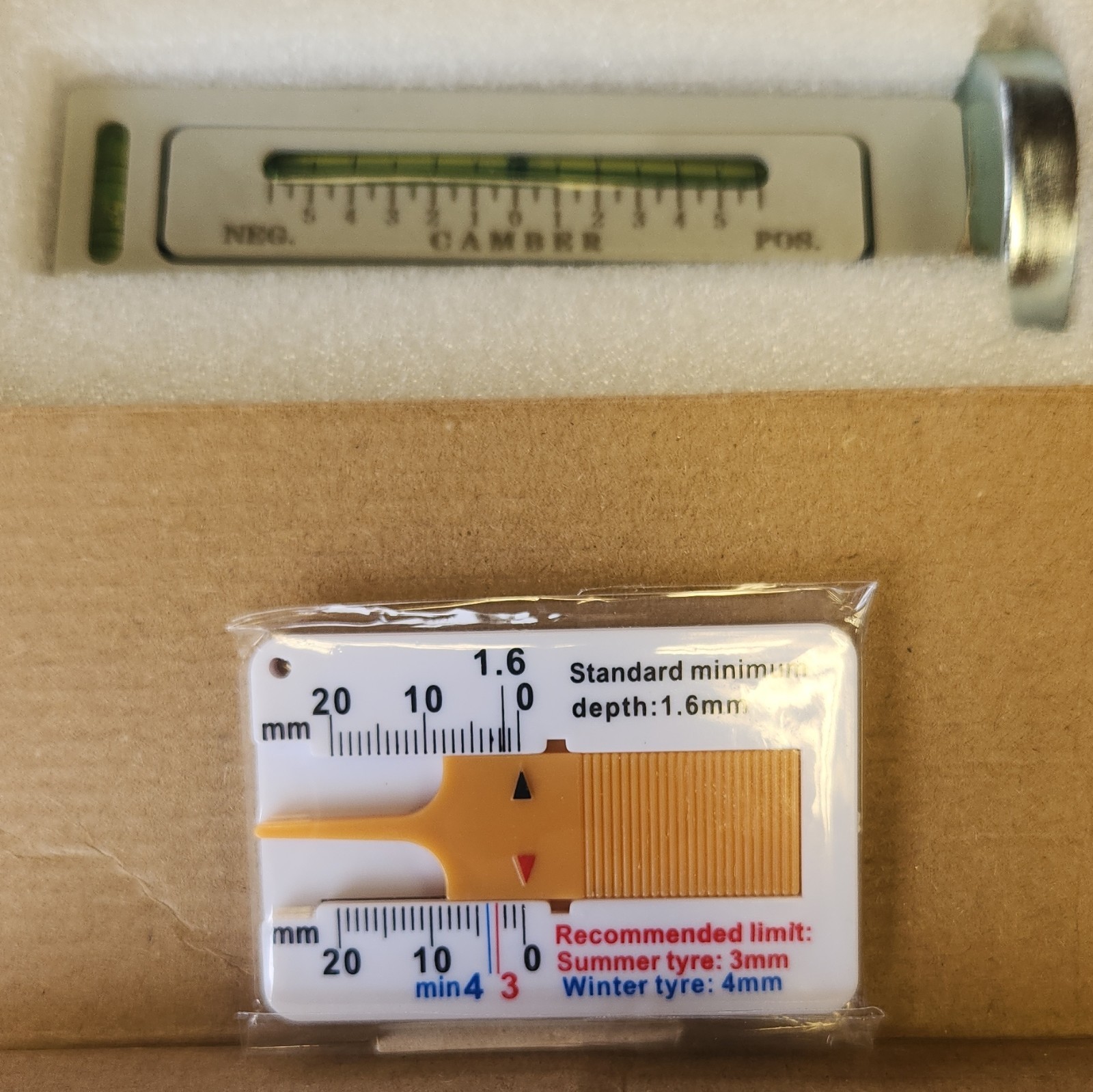 Tyre Measuring Tool. Brand New In Box. Only Taken Out Of Box For Pictures