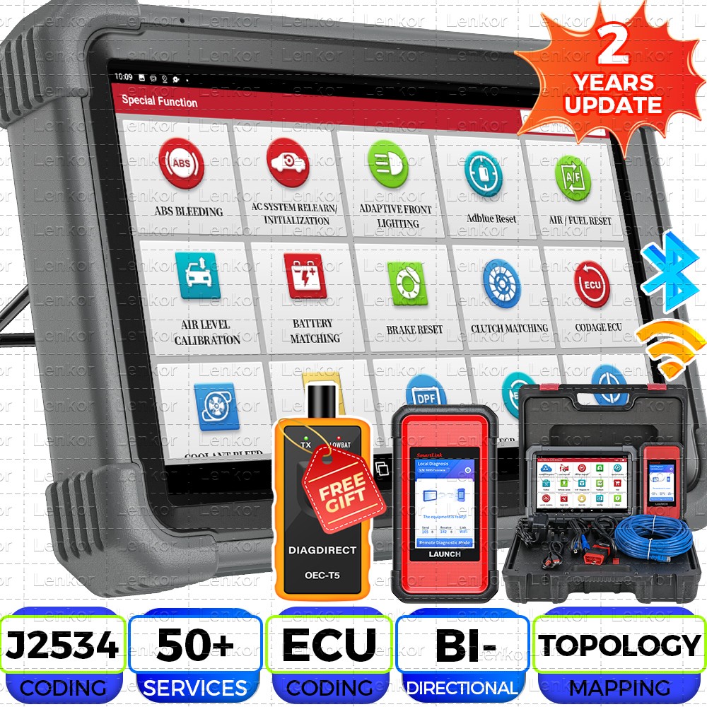 2025 LAUNCH X431 PRO3S V+ ELITE Pro 5 Diagnostic Tool J2534 Programming Coding