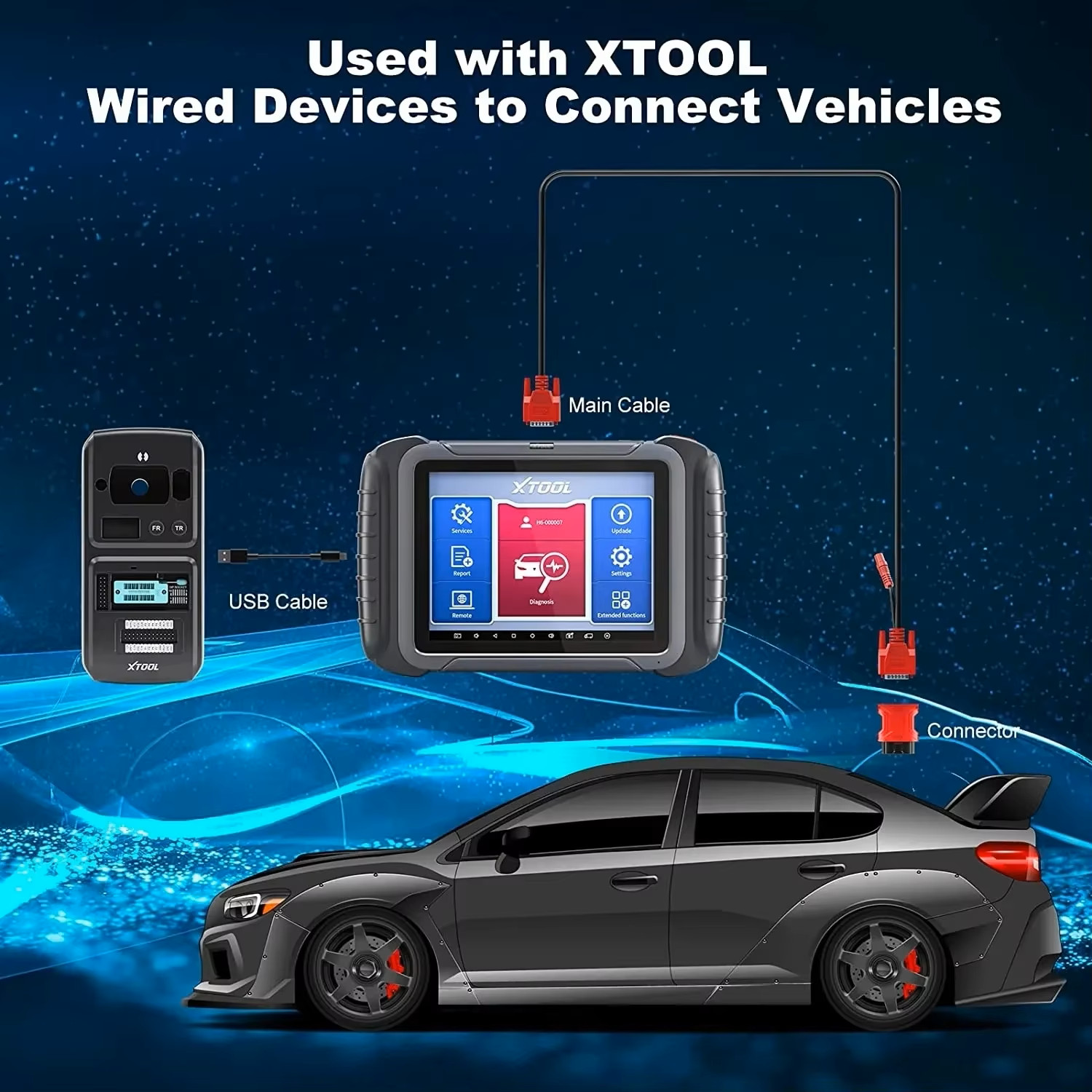 XTOOL USED KC501 Car K^ey Programmer Read Write EEPROM MCU Infrared For Benz