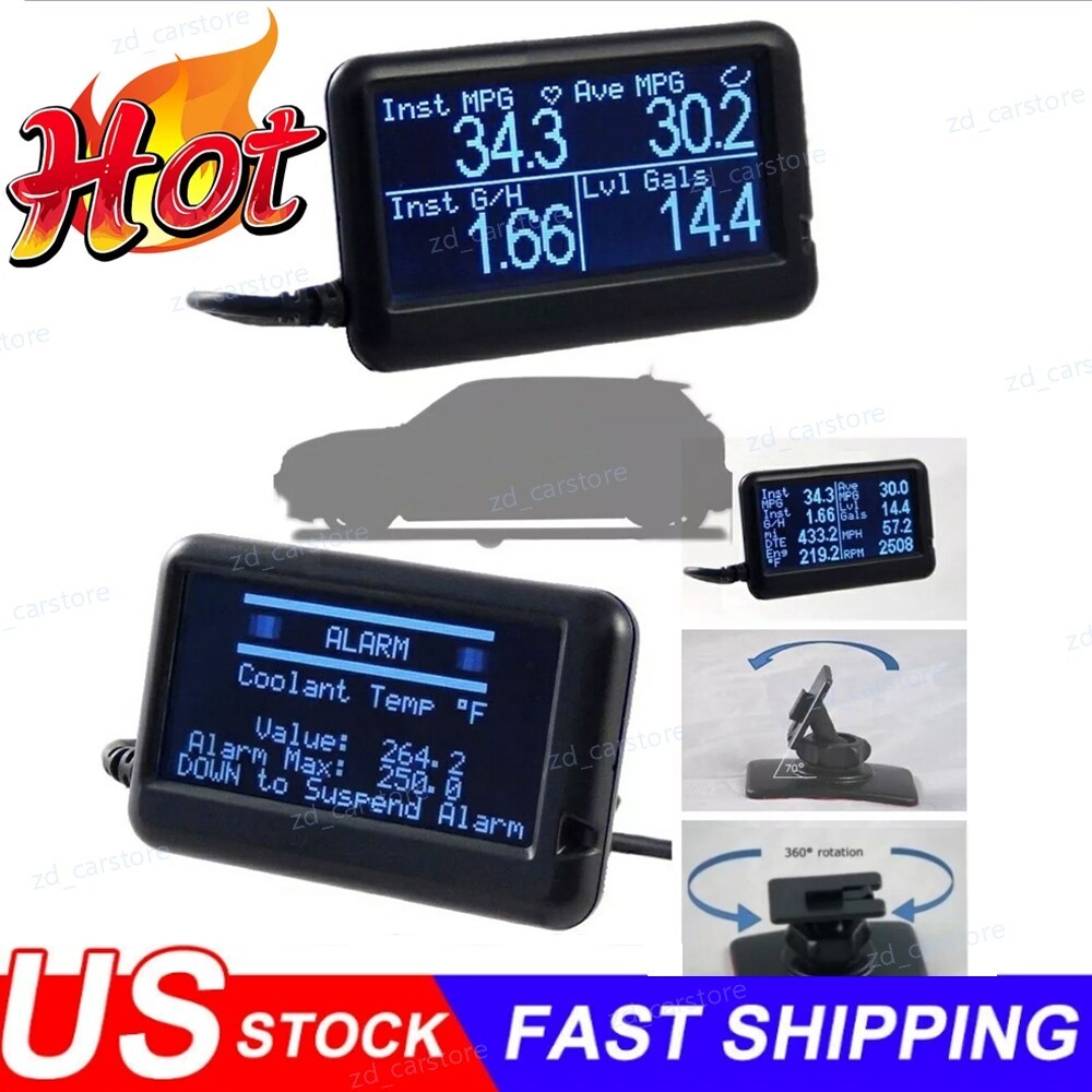 Mini UltraGauge EM Plus OBDII OBD2 Code Scan Tool – Ultra Gauge EM Plus v1.4c US