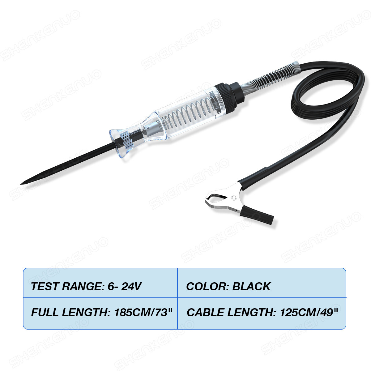 Digital Electric Circuit Tester 5V-30V 12V Light Test LCD Car Boat RV Motorcycle