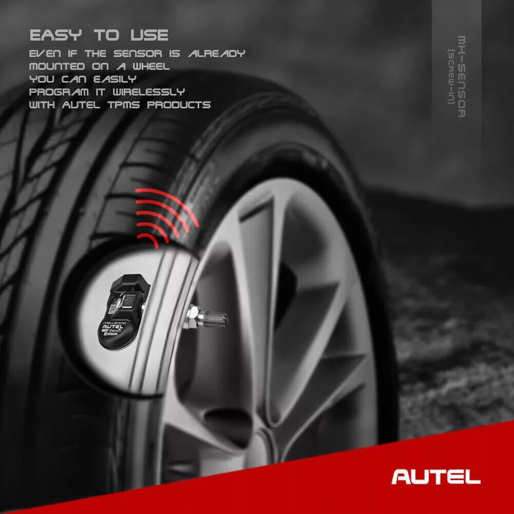New 1PC Autel TPMS Sensor MX-Sensor 315MHz & 433MHz Programmable metal Valve
