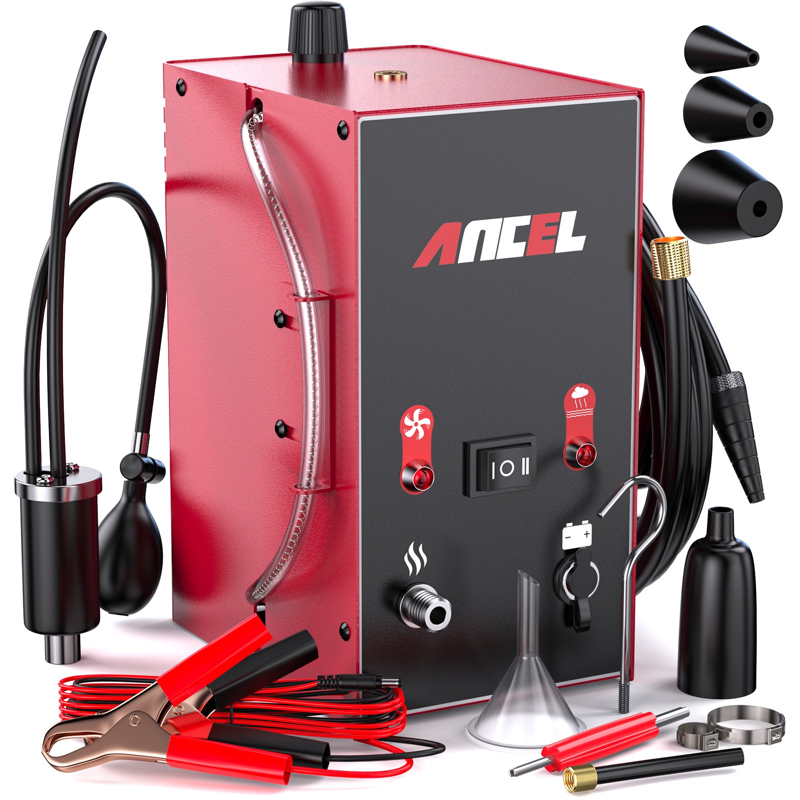 Automotive EVAP Smoke Machine Leak Detector Vacuum Tester Pipe Diagnostic Tool
