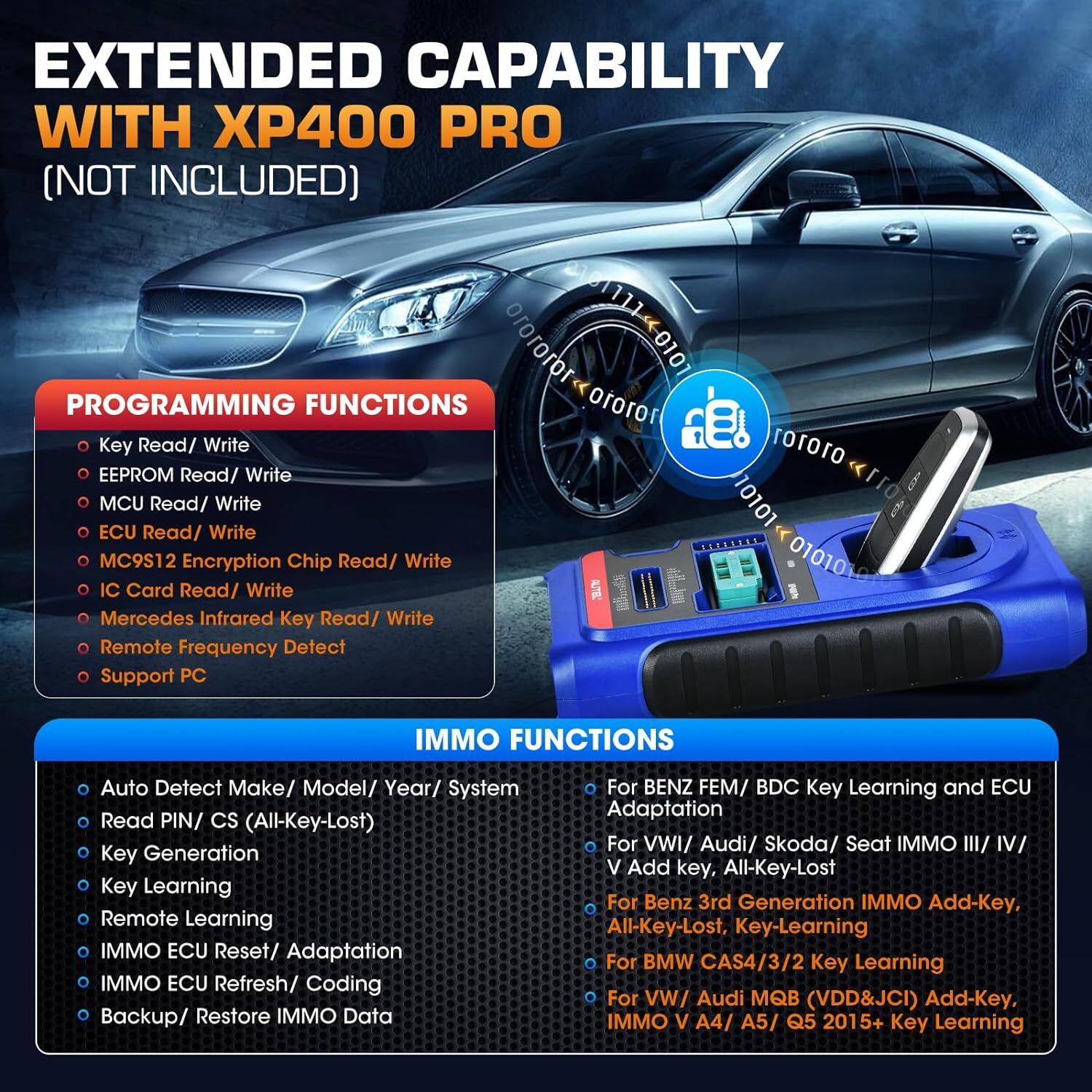 Autel MaxiIM IM508S + XP400 PRO IMMO Key Programming Tool Car Diagnostic Scanner