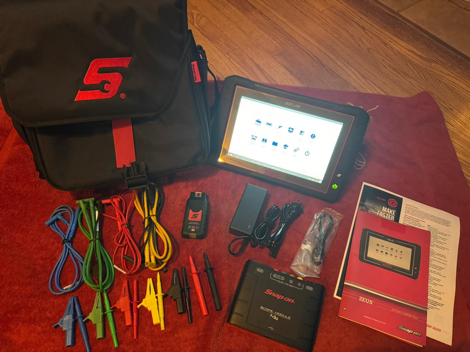 SNAP ON ZEUS SCANNER 23.4 SNAPON AUTOMOTIVE DIAGNOSTIC EEMS342A TOOL 4GB RAM Doc