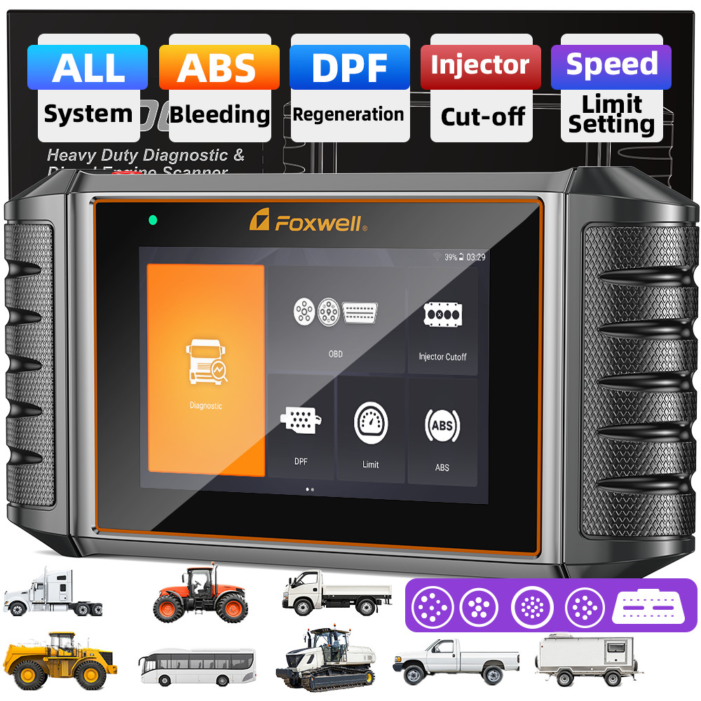 FOXWELL HD500 Heavy Duty Truck Scanner Diesel OBD Diagnostic DPF Regen Injector
