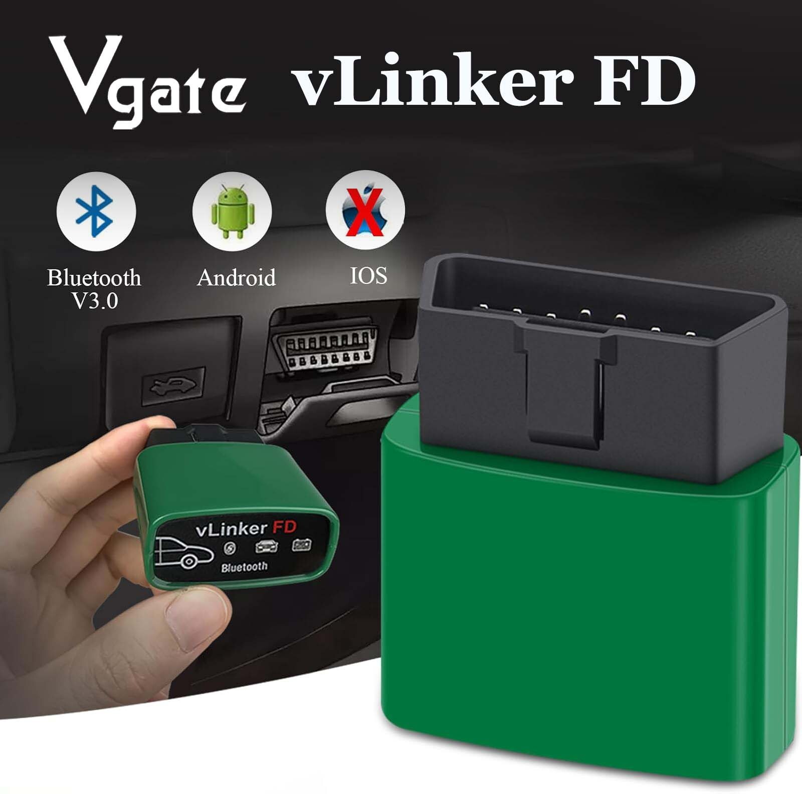 Vgate vLinker FD OBD2 BT3.0 Auto Scanner Diagnostic FOR-Scan Adapter for Android
