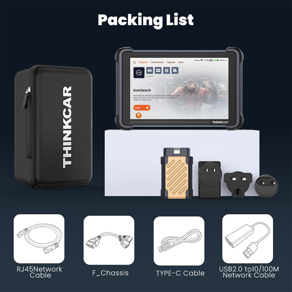 THINKSCAN 689BT Full Systems OBD2 Diagnostic Scanner Venu TPMS Tool & Tkey 101