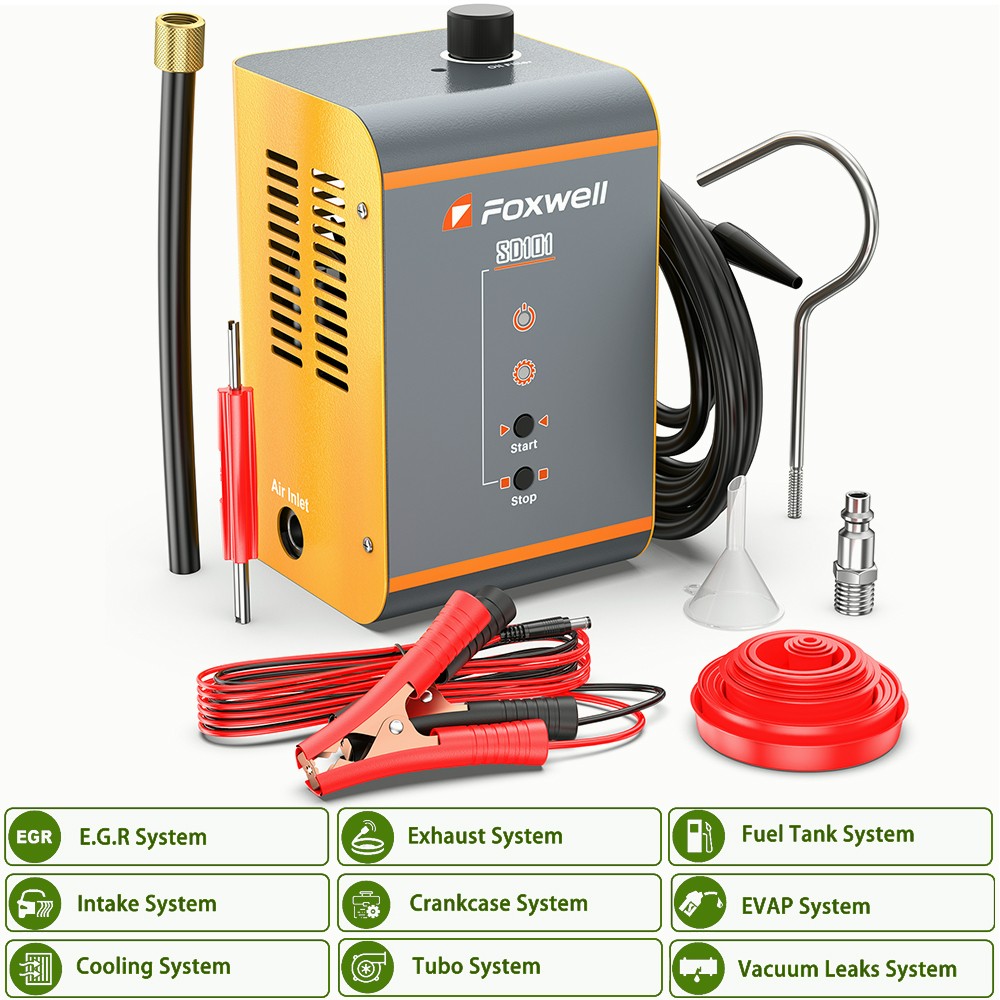 EVAP Smoke Machine Leak Detector Automotive Fuel Pipe System Diagnostic Tester