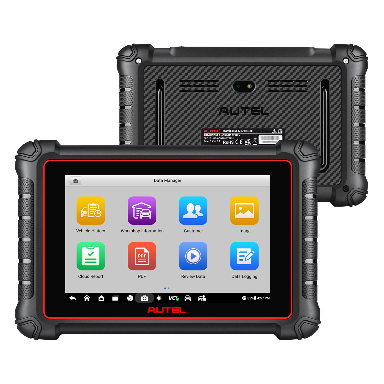 Autel MaxiCOM MK900-BT & MV108S Auto Diagnostic Scanner Tool Up of MK900 MK808S