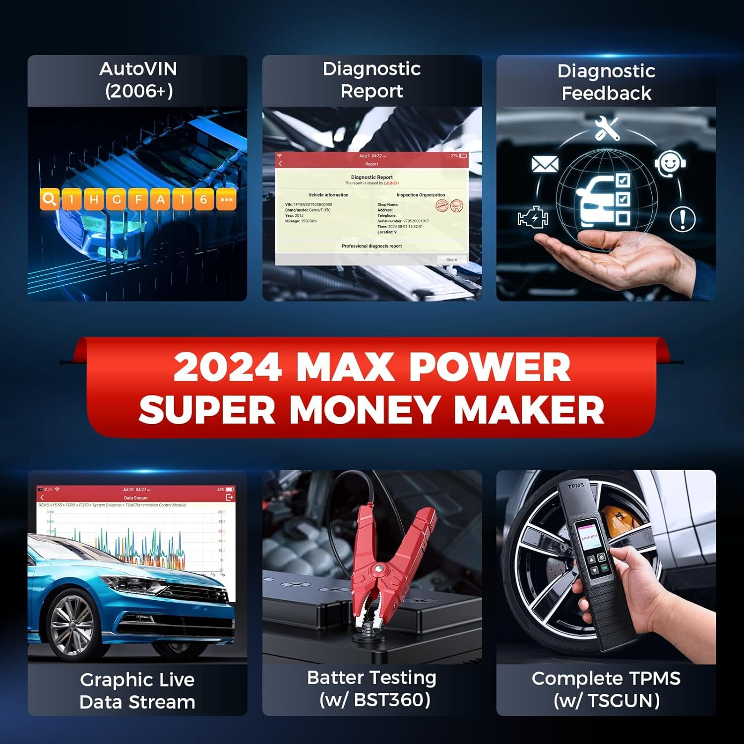LAUNCH X431 CRP919X Lite Full Bidirectional Car Diagnostic Scanner Key Coding
