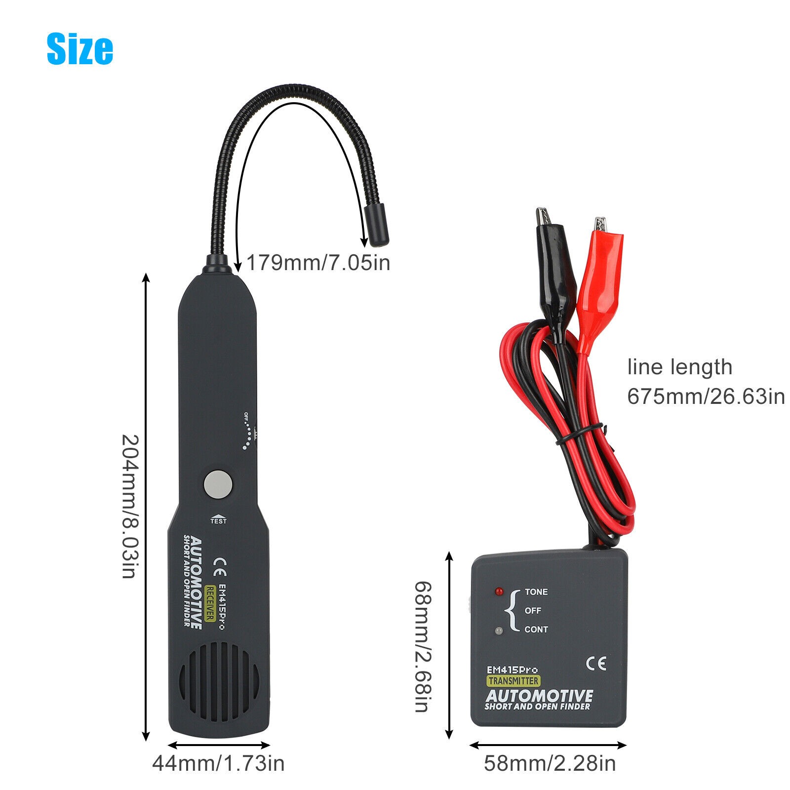 Car Automotive Short & Open Finder EM415PRO Short Circuit Detector Repair Tool