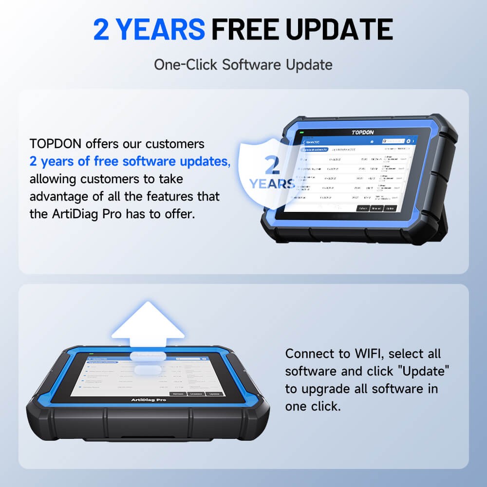 Bidirectional Scanner TOPDON AD PRO V2.0 Full System Diagnostic E*CU Coding Tool