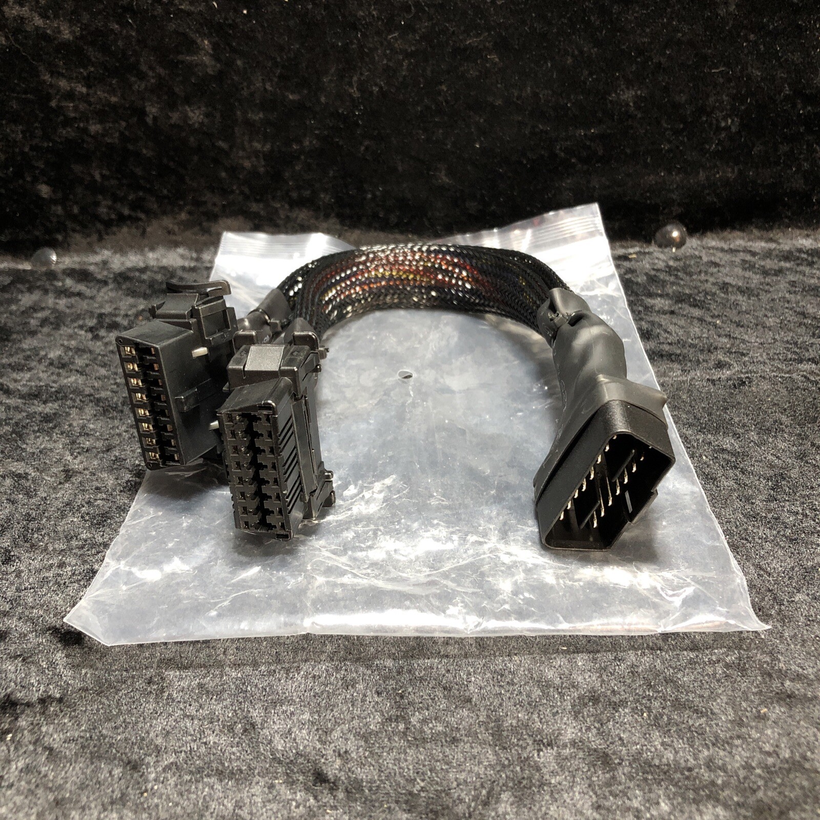 bbfly-B6 OBD2 Splitter 16 Pin OBD II Extension 1x Male and 2X 1Pack
