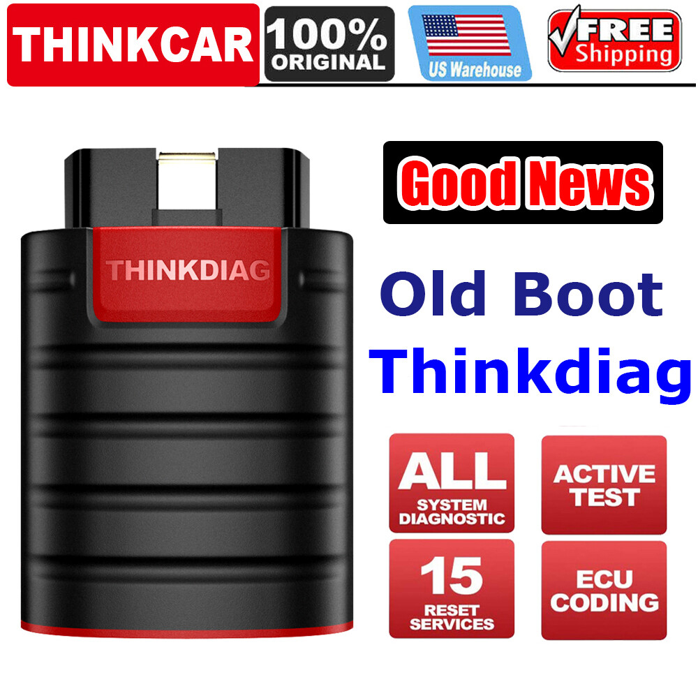 THINKDIAG Bluetooth OBD2 Scanner Bidirectional Auto Diagnostic Tool Old Version
