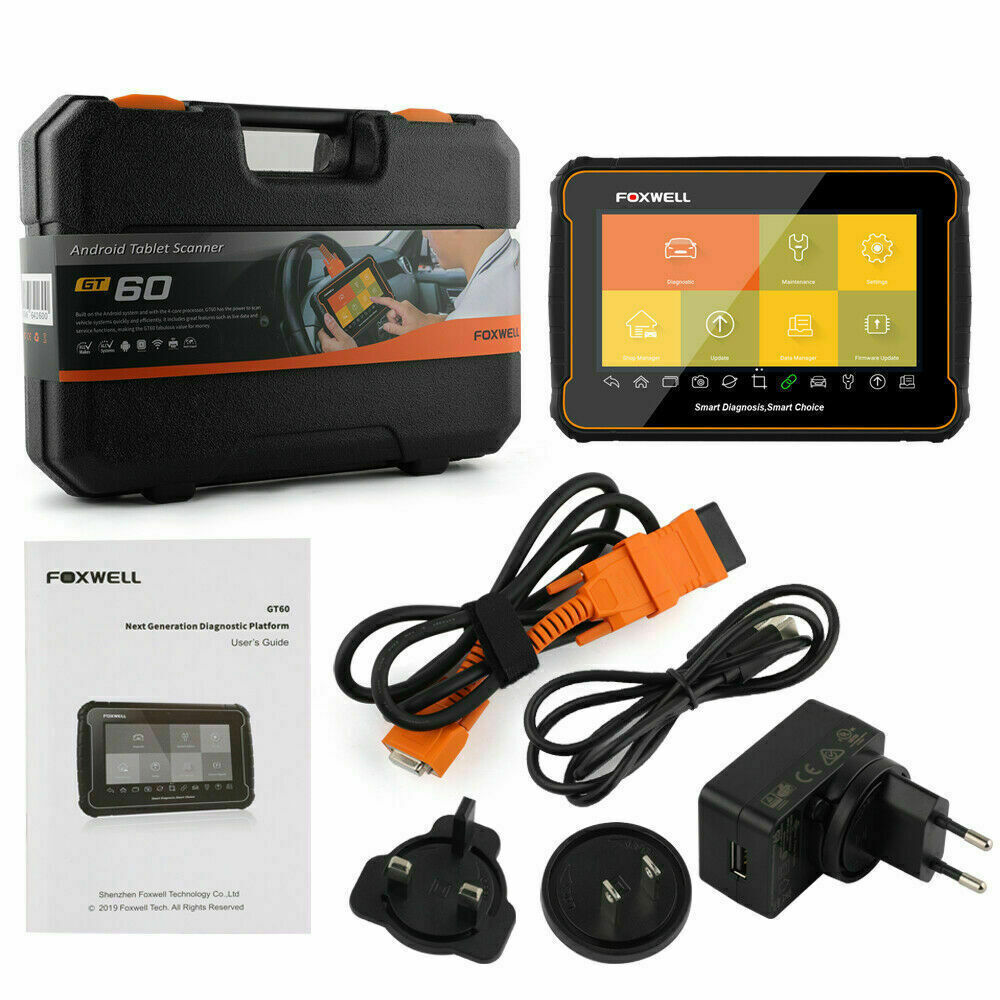 Foxwell GT60 OBD2 Car Diagnostic Tool All System DPF EPB A/F 24 Reset Scanner US