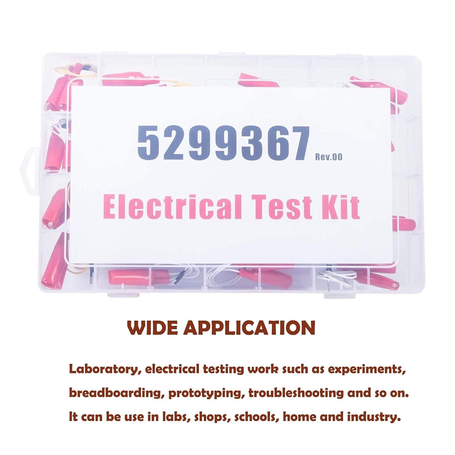 16Pcs Electrical Test Lead Kit 5299367 for Cummins Circuit Connection/Experiment