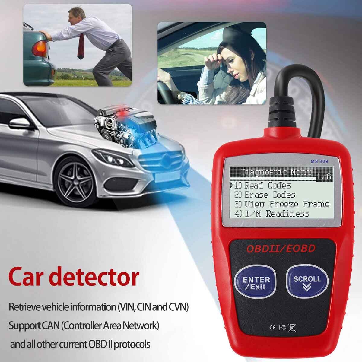 OBD Code Reader Automotive OBD2 Scanner Car Check Engine Fault Diagnostic Tool