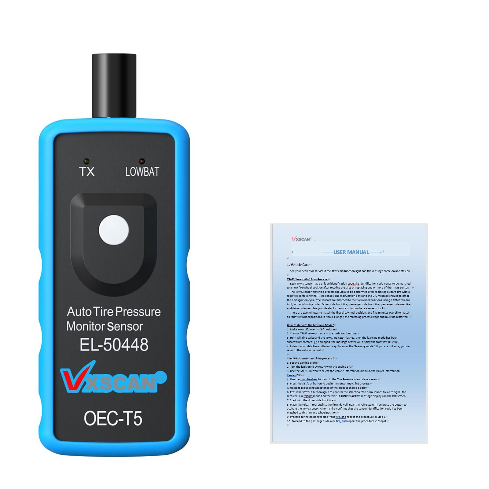 EL-50448 Auto Tire Pressure Monitor Sensor TPMS Activation Tool OEC-T5 for Gm