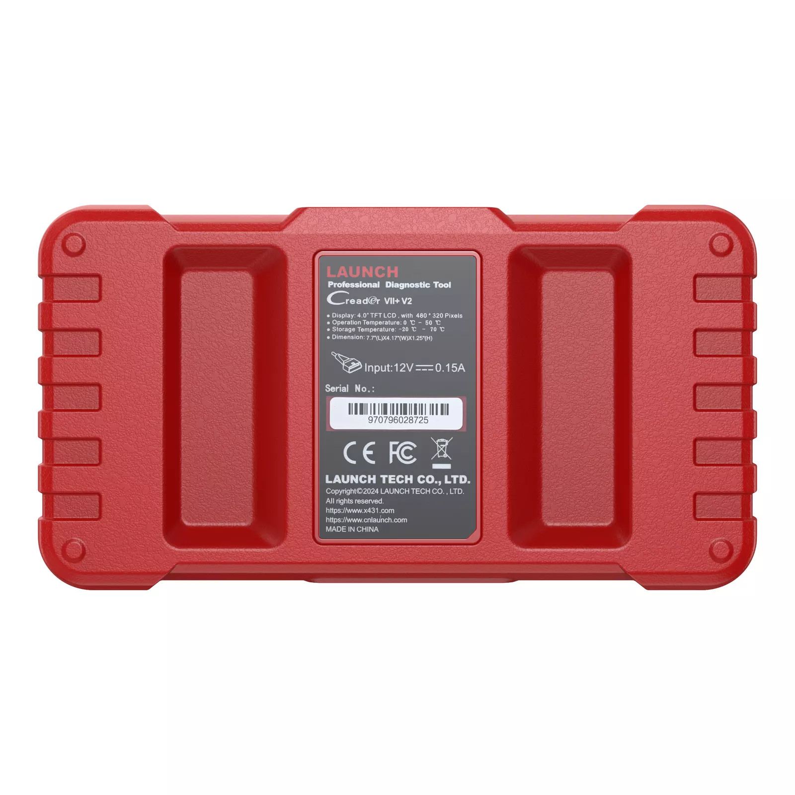 LAUNCH VII+ OBD2 Scanner Check Engine Transmission Car Diagnostic Tool ABS SRS