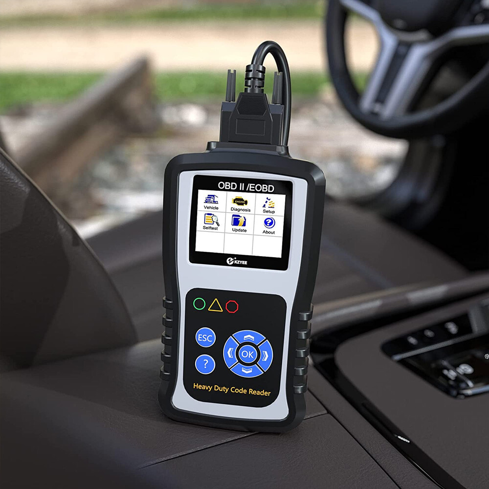 Truck & Car 2 in 1 Code Reader Heavy Duty Diesel Scanner Full System For Detroit