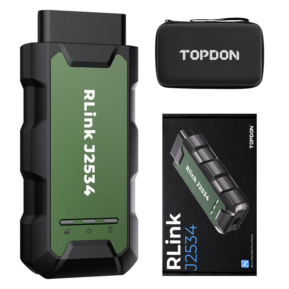 Topdon RLink J2534 Elite VCI J2534 Pass-Thru Programming Tool Multi-Protocol