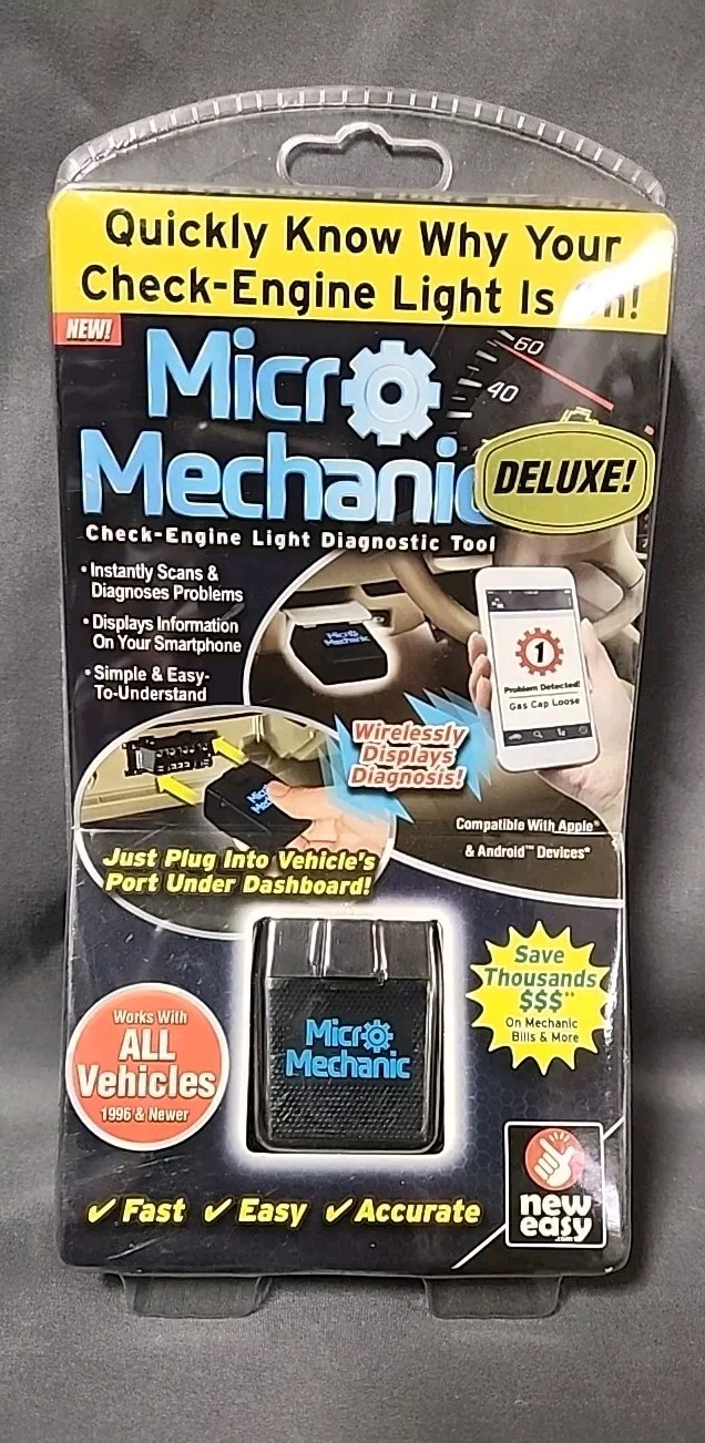 Micro Mechanic Check Portable Check Engine Car Reader Diagnostic Tool Scanner