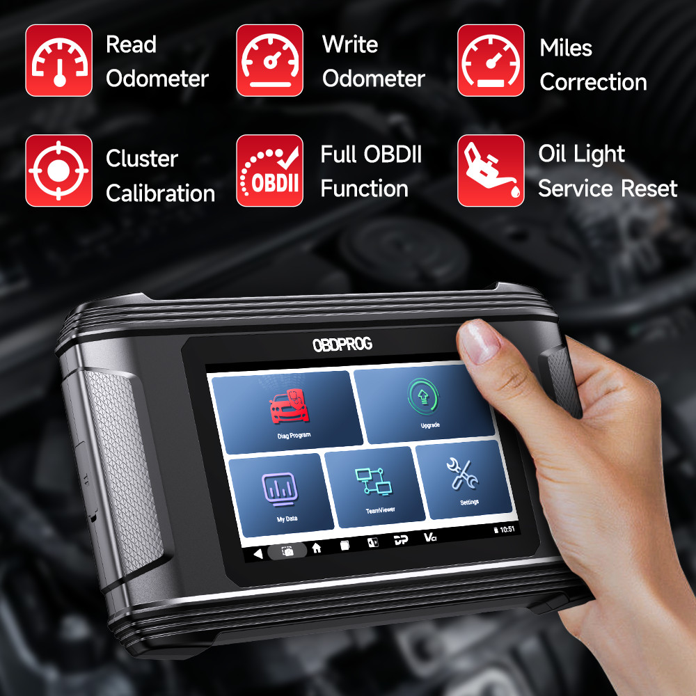 OBDPROG M500 Odometer Correction Mileage Adjustment Cluster Car Oil Reset Tool
