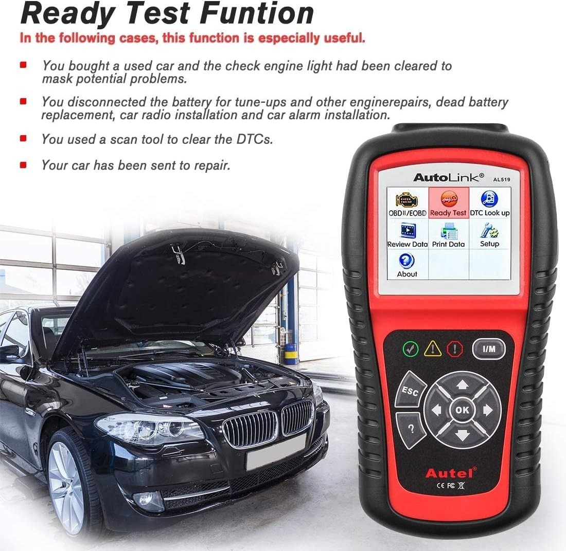 Professional AL519 Scanner for OBDII & CAN Diagnostics – Wide Vehicle Coverage
