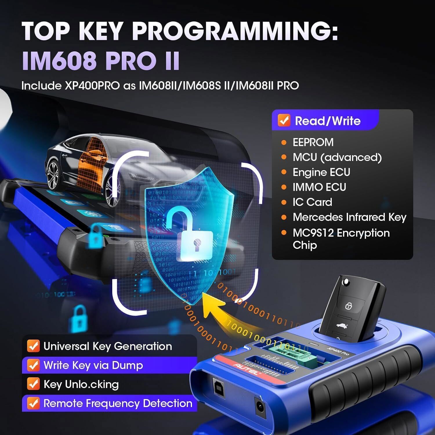 2026 Autel MaxiIM IM608 PRO II IMMO Key Programming Diagnostic Scanner IM608S II