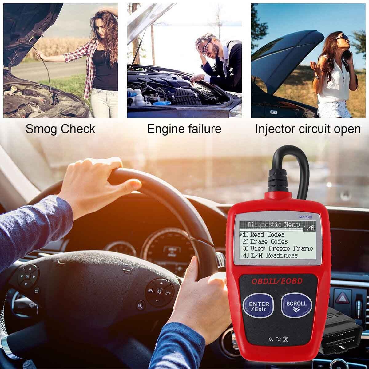 OBD Code Reader Automotive OBD2 Scanner Car Check Engine Fault Diagnostic Tool